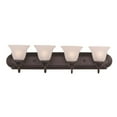 thumbnail image 1 of Essentials 4-Light Bathroom Vanity, Oil Rubbed Bronze, 1 of 1