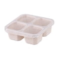thumbnail image 2 of Bento Lunch Box with Lid 4 Compartments Food Container Multifunction Salad Fruits Vegetables Snack Candy Food Prep Storage Box Kitchen Supplies, 2 of 8