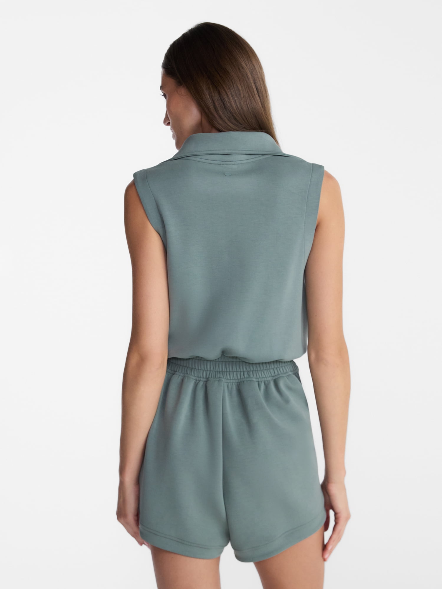 Avia Women's Scubaknit Romper, Sizes XS-4X