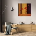 thumbnail image 3 of Don Li-Leger 26x26 Gallery Wrapped Canvas Wall Art Titled - Poppy Tile I, 3 of 4