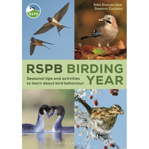 RSPB Birding Year : Seasonal tips and activities to learn about bird behaviour (Paperback)