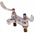 thumbnail image 3 of T&S Brass - Double Pantry Faucet, Single Hole Base, Swivel/Rigid Gooseneck, Stream Regulator, 3 of 3