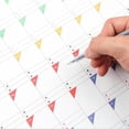 thumbnail image 4 of 10pcs 100 Días Calendario Diseñador Diario Flexible Agenda Calendar para Negocios Organización Planificación Personal Zulema Planificador de 100 días, 4 of 8