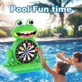 thumbnail image 3 of MOONTOY Fun Pool Toys for Kids, Inflatable Frog Dart Board Water Game Toys, Pool Games for Beach Yard Outdoor Ball Play, Summer Party Birthday Gift 3 4 5 6 7 8 9 12 Years Old Boys Girls Teen Adult, 3 of 8