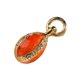 thumbnail image 4 of Esmalte huevo de Pascua encanto regalo decoración moda para pendiente collar llavero Naranja Sunnimix colgante encanto, 4 of 8