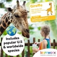thumbnail image 3 of Tarjetas didácticas de animales para niños pequeños y niños - Tarjetas didácticas Abc de animales - Alfabeto de animales - 101 tarjetas didácticas para niños pequeños - Tarjeta didáctica preescolar pa, 3 of 5