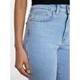 thumbnail image 5 of Time and Tru Women's High Rise Skinny Jeans, 29" Inseam Regular, Sizes 0-20, 10S-16S, 5 of 6