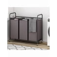 thumbnail image 4 of Heavy Duty 3-Bag Rolling Laundry Sorter Cart with Lockable Wheels & Removable Bags for Home Organization. Perfect Gift For 2026!, 4 of 11