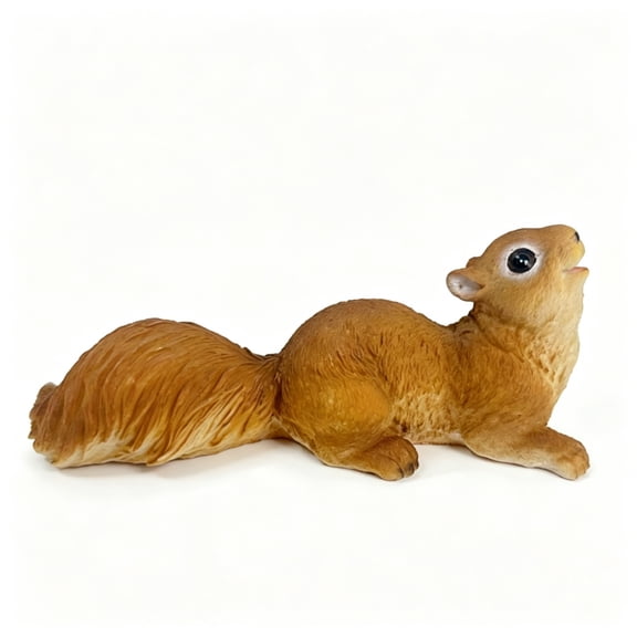 Outdoor Squirrel Hanging Sculpture, Weatherproof Resin Animal Garden Ornament, Realistic Wildlife Statue, Yard Art Wall Fence Decor for Indoor Outdoor Patio Lawn Tree Backyard Landscape