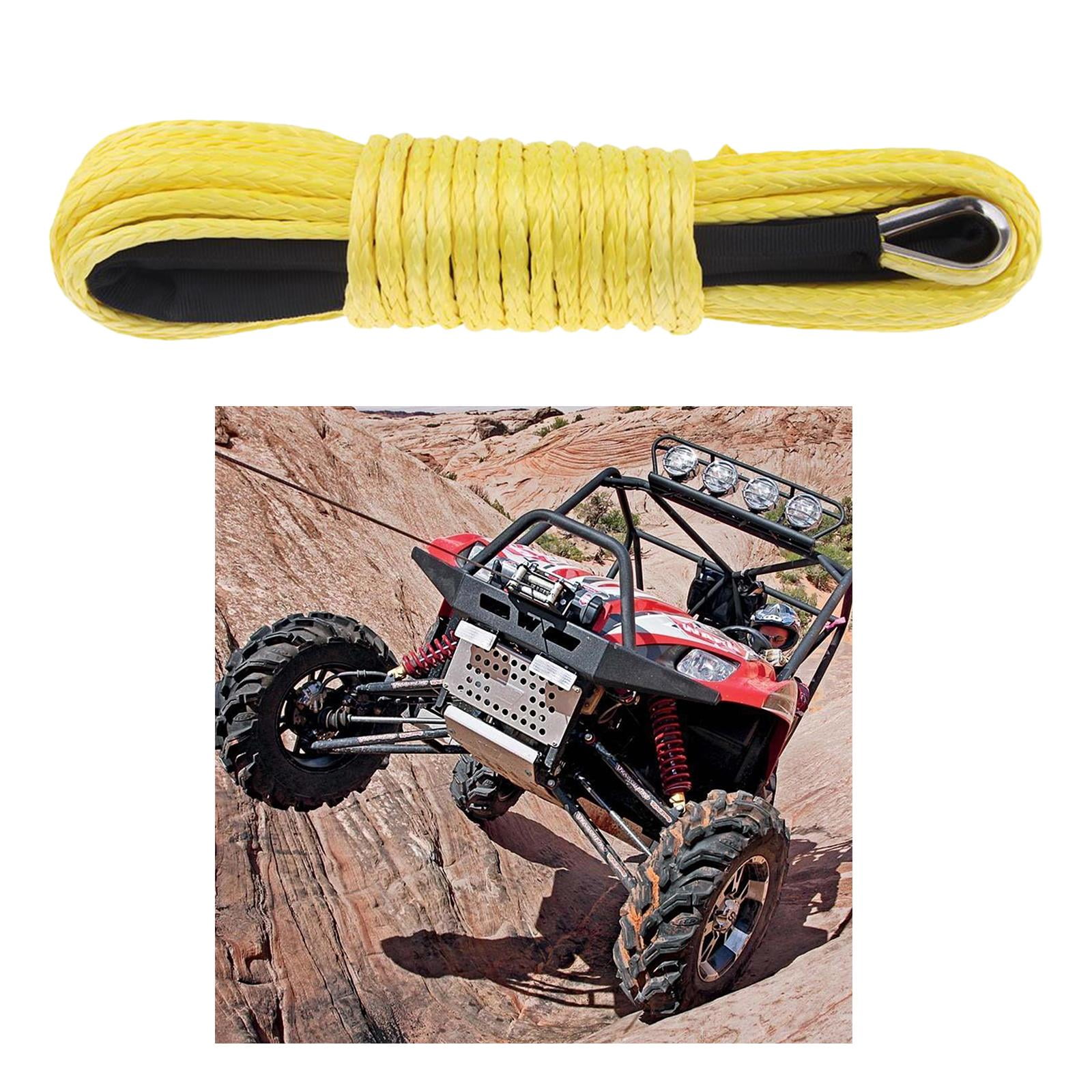 6mm X 15m Synthetic Fiber Winch Line Cable Rope for ATV UTV