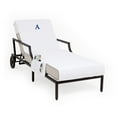 thumbnail image 6 of Linum Home Textiles Monogrammed Chaise Lounge Cover with Side Pockets, 6 of 11