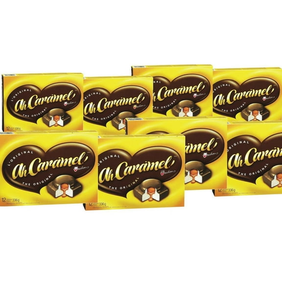 (8 Box) 12 Cakes Ah Caramel Cakes, 336g/11.6 oz. Each {Imported from Canada}