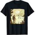 thumbnail image 1 of Unique Sasquatch Men's T-Shirt 100 Cotton Crew Neck Short Sleeve Regular Fit Casual Wear Ideal For Valentine's New Year Father's Christmas Black, 1 of 6