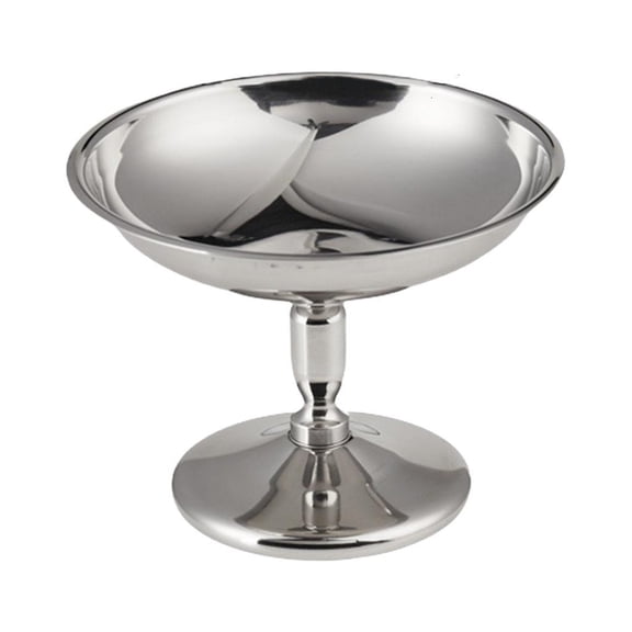 Footed Dessert Serving Cup Stainless Steel Bowl for Ice Cream Sorbet and Mousse