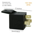thumbnail image 4 of Destyer 5 Pieces Car 12V 30A Relay Vehicle Boat Motorcycle Light Relays Overcurrent Protection Automobile Repair Upgrade Accessories, 4 of 6