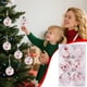 thumbnail image 4 of mfyjkho Juego De 6 Bolas De Purpurina Transparentes Para Decorar El Árbol De Navidad (8 Cm), 4 of 6