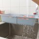 thumbnail image 3 of Cesta de drenaje extensible sobre el fregadero para frutas y verduras, colador ajustable para fregadero, cesta de lavado para cocina (azul) LingWen 9024715144256, 3 of 3