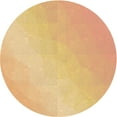 thumbnail image 1 of Ahgly Company Machine Washable Indoor Round Transitional Orange Area Rugs, 3' Round, 1 of 7