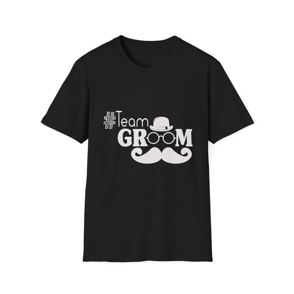Team Groom #TeamGroom Bachelor Party | Wedding | Bridal Partys | Stag Party | Bachelor Party| Funny Unisex Softstyle T-Shirt