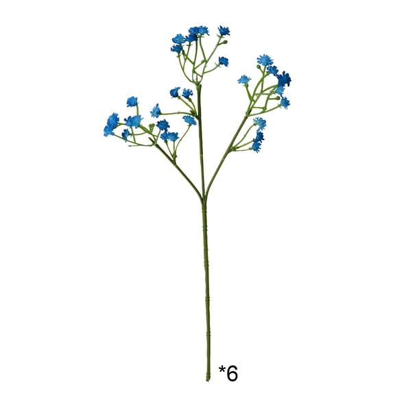 Beautynvta Artificial Babys Breath Flowers, Fake Flowers Silk Flowers, Faux Babies Breath Gypsophila Bouquet for Flower Arrangement Home Wedding Decoration, Light Blue