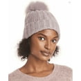 thumbnail image 2 of Kyi Kyi Knitted Faux Fur Pom Pom Hat, 2 of 3