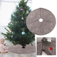 thumbnail image 1 of Fiudx Decoraciones navideñas para interiores Adornos navideños Falda para árbol de Navidad Falda para árbol impresa Decoración para árbol de Navidad para el hogar, 1 of 7