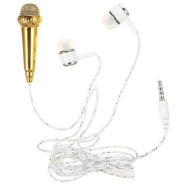 PAMINGONO Little Mics Portable Microphone Silver Plastic 1Pcs for Voice Recording