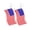 Multicolor-0B-home supplies, variant on LEFTHIGH Home Fashion Independence Day Earring Women Patriotic Alloy Dangle Star Red White Blue Jewelry Memorial July 4th Holiday Gift Casual Home Decor