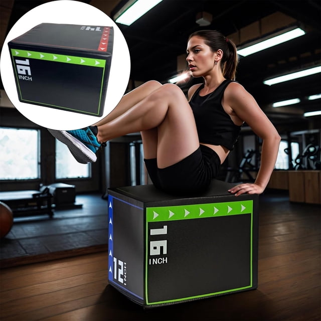 Jump Box Step Up Box Plyometric Jump Box Versatile Plyo Box Agility Box For Jumping Workout Skipping Lunges