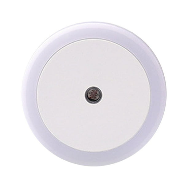 Luces LED, lámpara de escritorio, luz nocturna, luz nocturna regulable que se conecta a la pared con sensor de luz, luz nocturna LED de encendido y apagado automático para bebés, baño, escalera, pasil