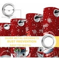 thumbnail image 4 of Fsddascl Christmas Snowman Blackout Curtains for Bedroom/Living Room, Thermal Insulated Kitchen Curtains, Winter Xmas Snowflakes Cardinal Red Grommet Darkening Window Treatment Drapes 27.5"x39"x2, 4 of 6