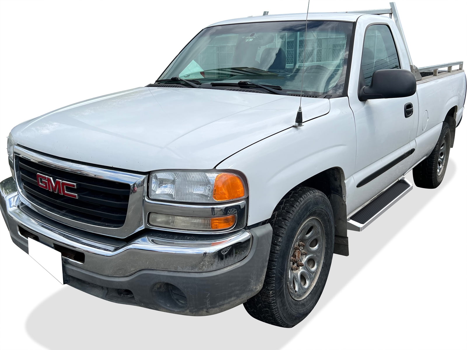 APS iBoard Running Boards Style Compatible with Chevy Silverado