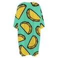 thumbnail image 5 of It's Taco Time! Sleepshirts For Sleeping Travels Loose Sleepdress Pajama Dress Soft Nightdress Sleepwear, 5 of 7