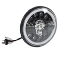 thumbnail image 1 of Motorcycle Halo Headlight, Motorcycle Round Headlamp High Low Beam 7in Waterproof  For Modification, 1 of 8