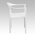 thumbnail image 6 of Emma + Oliver 1000 lb. Capacity White Plastic Cafe Stack Chair, 6 of 9