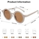 thumbnail image 3 of Bonitas gafas de sol polarizadas redondas para niños, niñas y niños con protección UV400., 3 of 4