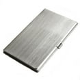 thumbnail image 3 of Slim Business Card Case for Men & Women, Pocket Metal Case, Professional Stainless Steel Business Card Holders, Purse Name Card Holder, Buckle Style Shut, 1 Pcs, 3.62x2.28", 3 of 4