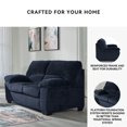 thumbnail image 5 of Signature Design by Ashley Furniture SimpleJoy Navy Loveseat, 5 of 10