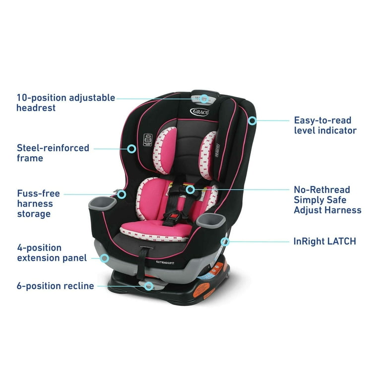 Graco Extend2Fit Convertible Car Seat - Walmart.com