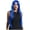Blue, variant on Eandarui Womens Long Straight Cosplay Costume Wig Fashion Party Wig Synthetic Long Black Wigs Gold One Size