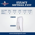 thumbnail image 7 of Exxact Sports Women’s Softball Pants with Zipper Fly, Elastic Bottom and Mesh Panels, Fastpitch Softball Pants for Women (Navy, Adult X-Large), 7 of 7