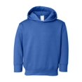 thumbnail image 2 of Rabbit Skins Toddler Fleece Long Sleeve Hooded Pullover Sweatshirt with Side Seam Pockets, Royal, 5T/6T, 2 of 3