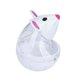 thumbnail image 2 of Bolas de comida para gatos pequeñas, juguete de golosinas para gatos de alimentación lenta, vaso con forma de ratón, bola de comida para gatos Blanco, 2 of 9