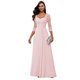 thumbnail image 1 of Vestido Loyeloy de encaje rosa para madre de la novia Chiffon Plus 22, 1 of 7