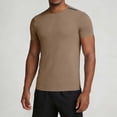 thumbnail image 2 of Men's Workout Running Shirts, Dry Fit Moisture Wicking T-Shirt, Gym Athletic Short Sleeve Tee Shirts White Athletic Shirt, 2 of 9