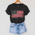 thumbnail image 6 of Vetsdori Women's American Flag T Shirts USA Years Anniversary Red White and Blue Pullover Short Sleeve Graphic,Summer Fourth of July Independence Day Fashion Blouses for Women Crew Neck, 6 of 7
