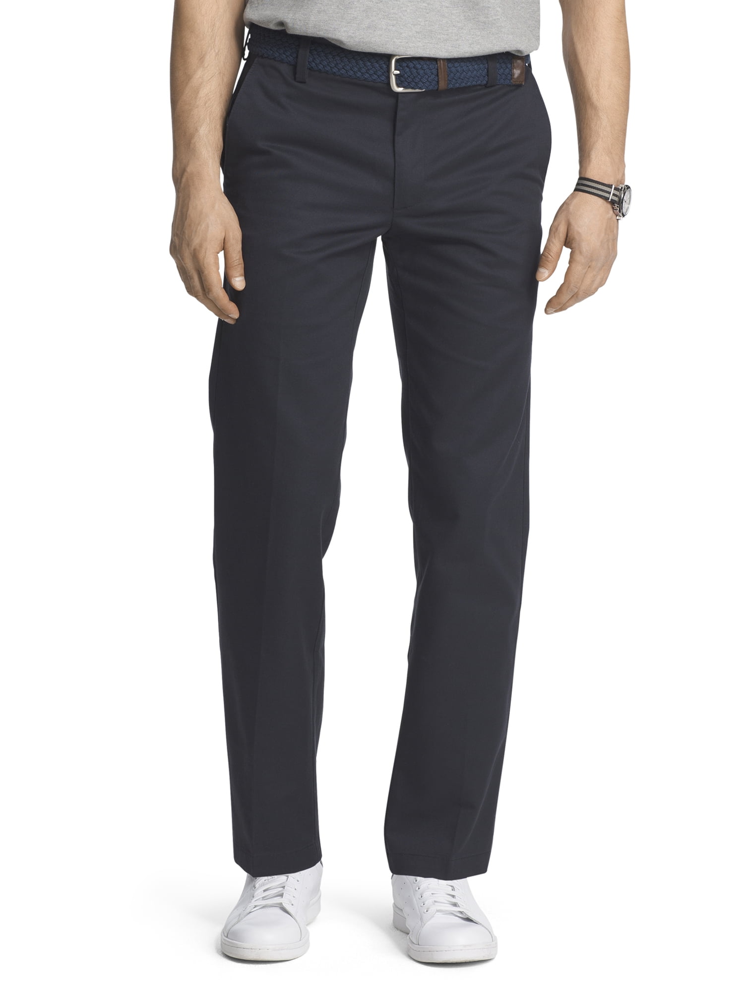 izod men's american chino flat front pant