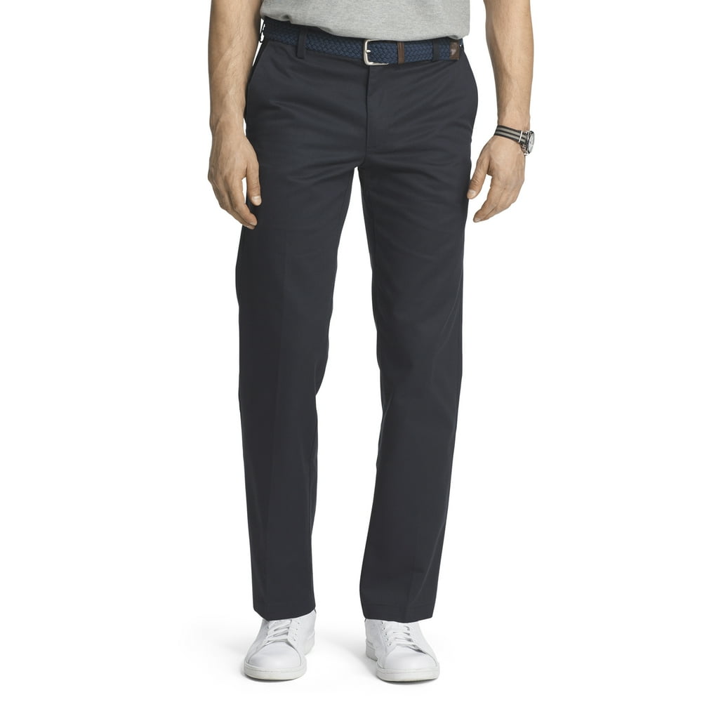 IZOD IZOD Men's American Chino Slim Fit Flat Front Pant