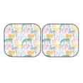 thumbnail image 7 of Haiem Zebra Colourful Car Windshield Sun Shade (2 Pieces) Foldable Windshield Sun Shade Car Accessories for Truck SUV Pickup-Large, 7 of 7