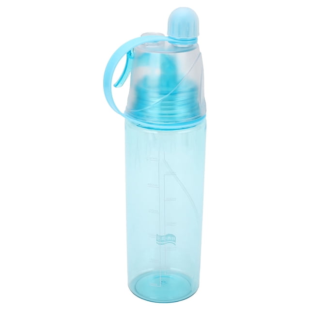 Bouteille de Pulvérisation d'Eau, Bouteille de Boisson Brumisateur Grande Capacité Plastique PC pour Randonnée Vert, Bleu, Rose